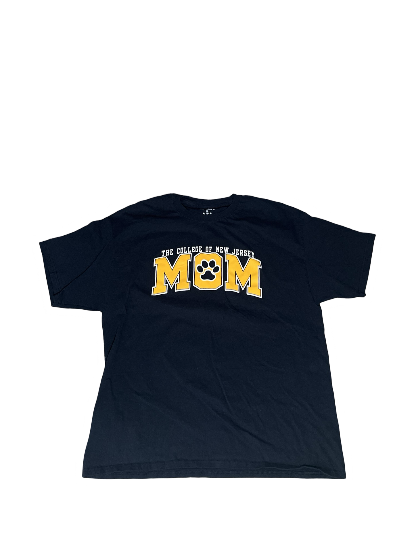 Retro Vintage Champion College of New Jersey Mom T-Shirt - X-Large