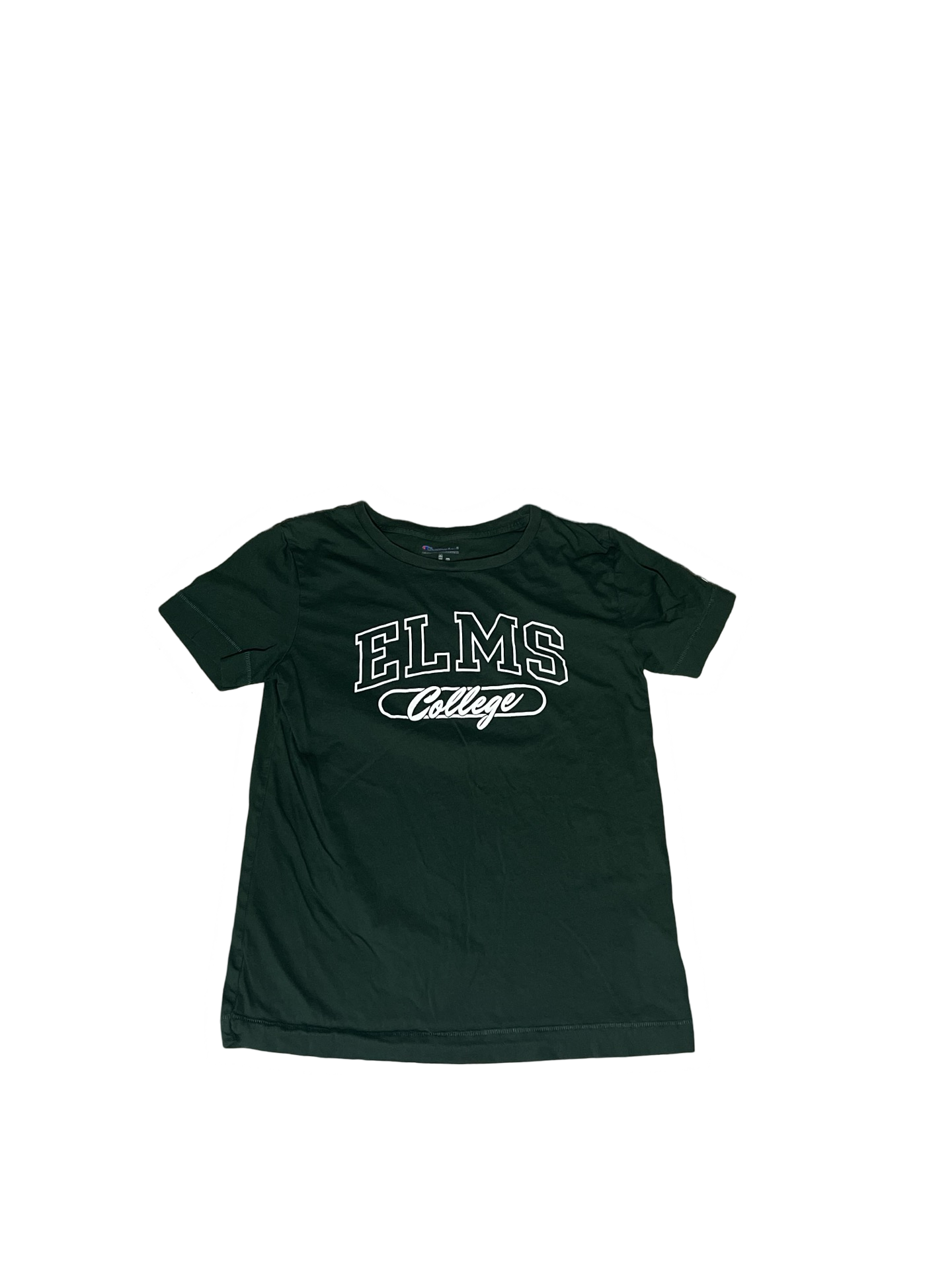 Retro Vintage Champion ELMS College T-Shirt - Medium